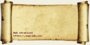 Andjelina Josić vizit kartica